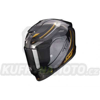 Moto přilba SCORPION EXO-1400 EVO CARBON AIR KYDRA černo/zlatá