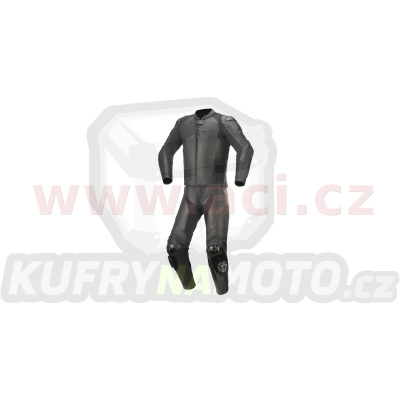 dvoudílná kombinéza GP PLUS 3 GRAPHITE, ALPINESTARS (černá)