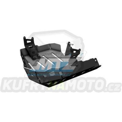 Kryt pod motor hliníkový Dual Sport -Yamaha Tracer 9 GT+ / 23-24 + Tracer 900 / 21-23 - barva černá