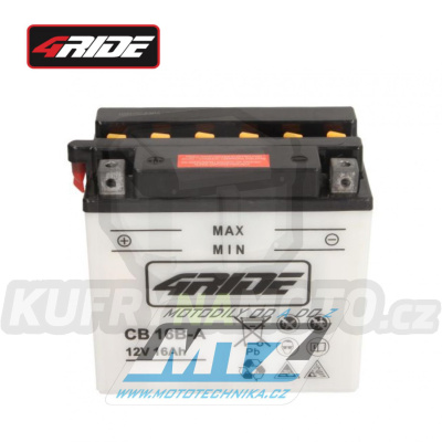 Baterie (akumulátor motocyklový) 4RIDE YB16B-A (12V-16Ah)