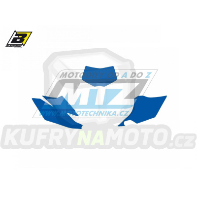 Polepy číslových tabulek (vystřižené) - Yamaha WRF450 / 12-15 - barva modrá