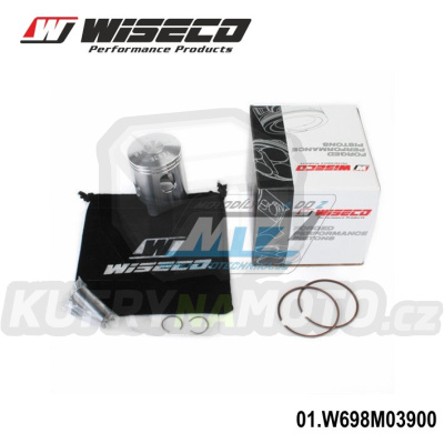 Pístní sada KTM 50SX / 95-99 + KTM 50 ProJunior / 97-01 + LEM 50 / 99-10 + Cobra 50 / 97-09 + Grizzly 50 + Moto Morini + Husqvarna HuskyBoy 50 - pro vrtání 39,00mm (Wiseco 698M03900)