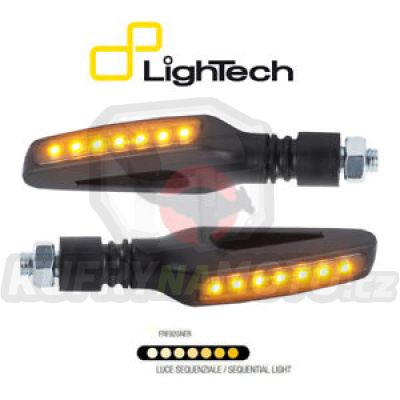 Miniblinkry LED Lightech-FRE925NER- výprodej moto pár  univerzální