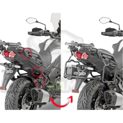 KLR4126 nosič bočních kufrů KAWASAKI Versys 1000 / 1000 SE (19-22)