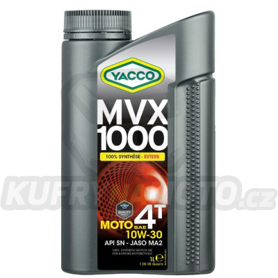 Motorový olej YACCO MVX 1000 4T 10W30, YACCO (1 l)