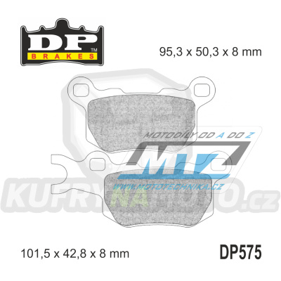 Destičky brzdové DP Brakes DP575 - směs Premium OEM Sinter