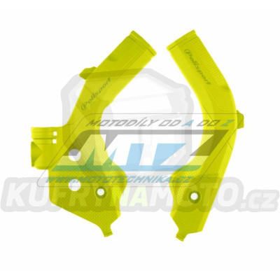 Kryty rámu - Husqvarna FC+TC+FX+TX / 19-22 + TE+FE / 20-23 + GasGas EC200+EC250+EC300 / 21-23 + MC125+MC250+MC350+MC450 + EX250+EX300+EX350 / 21-23 - barva žlutá