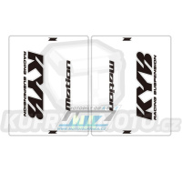 Polepy vidlic průhledné - KYB/Kayaba (DRC Motion Front Fork Decal)