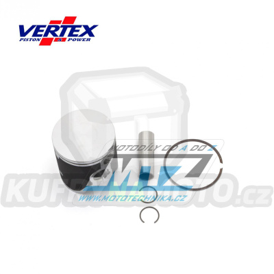 Pístní sada KTM 125SX / 01-06 - rozměr 53,95mm (1 kroužková závodní varianta s upravenou hlavou 12° - Vertex 24427B)