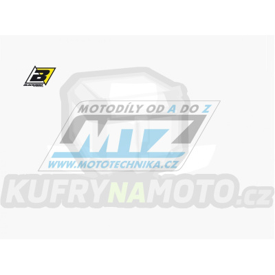 Polepy číslových tabulek (vystřižené) - Yamaha YZF250 / 10-13 - barva bílá