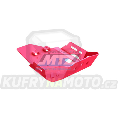 Kryt pod motor hliníkový Dual Sport - Triumph Tiger 800 XC+XCX+XR / 11-16 - barva červená