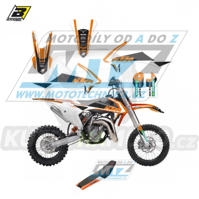 Polepy s potahem sedla (sada polepů a potah sedla Dream) - KTM 65SX / 16-23 - typ polepů Dream4