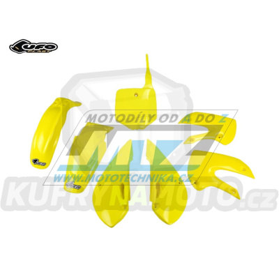 Sada plastů Kawasaki KLX110 / 01-09 - barva žlutá