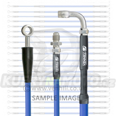 Hadice přední brzdy sada Venhill Y01-1-043/P-SB Solid blue