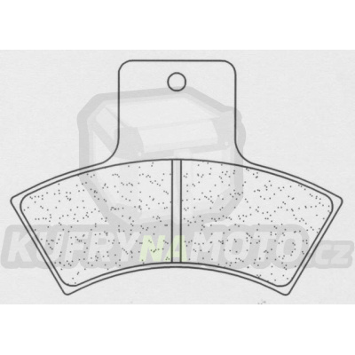 Brzdové destičky CL BRAKES 2925 ATV1