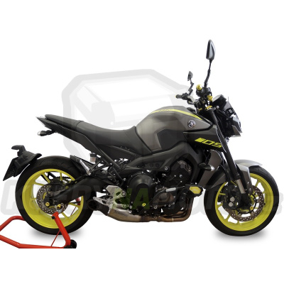 Padací rámy RD Moto CF108KD matná černá Yamaha MT-09 (2017-)