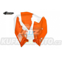 Bočnice + levý kryt air-boxu KTM 125SX+150SX / 16-18 + 250SX / 17-18 + 250SXF+350SXF+450SXF / 16-18 + 125EXC+250EXC+300EXC / 17-19 + 250EXCF+350EXCF+450EXC+500EXC / 17-19 - barva oranžová