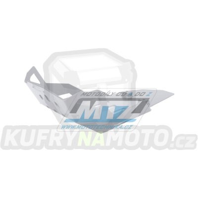 Kryt pod motor hliníkový Dual Sport - BMW F650GS / 08-12 - barva stříbrná Ice Polished