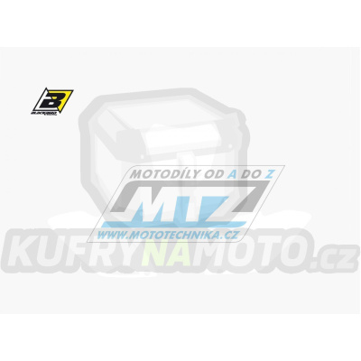Polepy číslových tabulek (vystřižené) - Suzuki RMZ250 / 10-18 - barva bílá