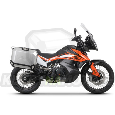 Kompletní sada bočních hliníkových kufrů SHAD TERRA 36L/47L, včetně montážní sady SHAD KTM Adventure 790 (R)