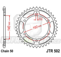 Řetězová rozeta JT JTR 502-45 45 zubů, 530 - akce