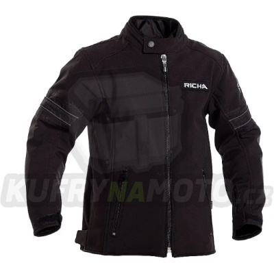 Dětská moto bunda RICHA TOULON 2 SOFTSHELL JUNIOR černá