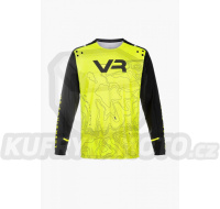 Dres VR EQUIPMENT MX EQMLSMX00128 černo/fluo žlutý