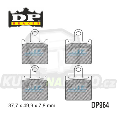 Destičky brzdové DP964 - DP BRAKES směs Premium Sinter OEM