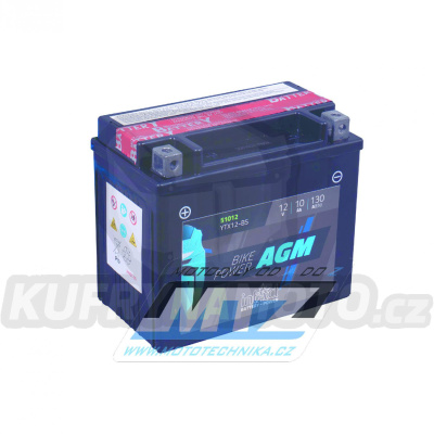 Baterie (akumulátor motocyklový) YTX12-BS (12V-10Ah)
