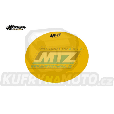 Polep číslových tabulek přední/boční UFO Vintage - ME08050-D - universal Cross - barva žlutá