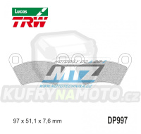 Destičky brzdové DP997-LUSI TRW Lucas MCB857SI - směs Sinter Offroad