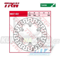 Kotouč brzdový TRW MST432 (282/132/6D) - Yamaha XTZ1200 Super Tenere / 10-17