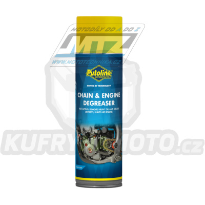 Čistič řetězu sprej Putoline Chain/Engine Degreaser (500ml)