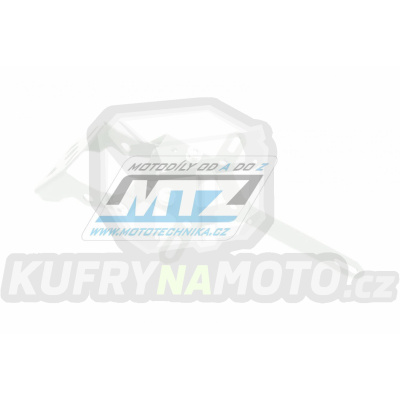 Držák registrační značky SPZ Dual Sport - Benelli TRK502 / 17-24 +TRK502X / 18-24 +TNT125 / 17-19 + Keeway RKF125 / 18-19 - barva bílá