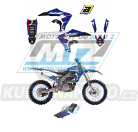 Polepy s potahem sedla (sada polepů a potah sedla Dream) - Yamaha YZF250 / 19-23 + YZF450 / 18-22 - typ polepů Dream4