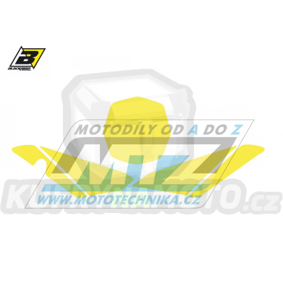 Polepy číslových tabulek (vystřižené) - Husqvarna TC449 / 11-13 - barva žlutá