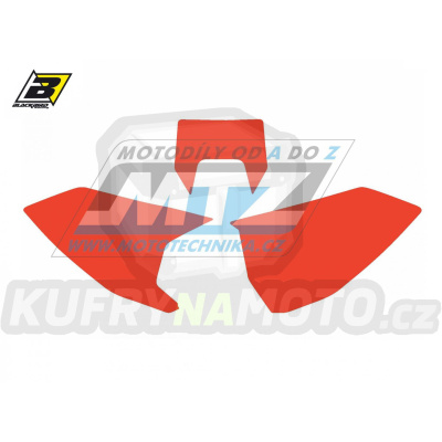 Polepy číslových tabulek (vystřižené) - Husqvarna FE+TE / 17-19 - barva červená