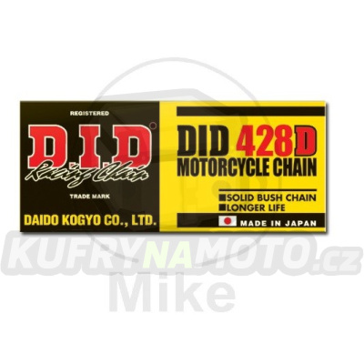 Standardní řetěz D.I.D D.I.D Chain 428D 124 L