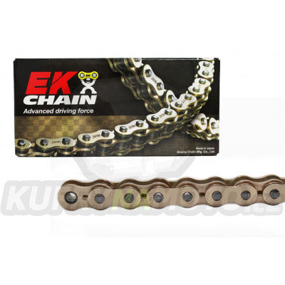 QX-kroužkový řetěz OEM kvality EK 530 MVXZ2 108 L Zlatá/Zlatá, NOVÁ GENERACE 2015