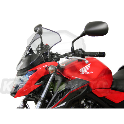 Moto plexi MRA Honda CB 500 F 2016 - typ spoiler S kouřové