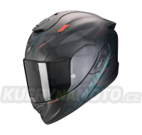 Moto přilba SCORPION EXO-1400 EVO II AIR LUMA matná černo/zelená