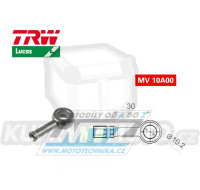 Koncovka brzdové hadice TRW VarioFlex MV10A00 (banjo 10mm přímé) - barva titan