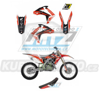 Polepy s potahem sedla (sada polepů a potah sedla Dream) - Honda CRF250R / 14-17 + CRF450R / 13-16 - typ polepů Dream4