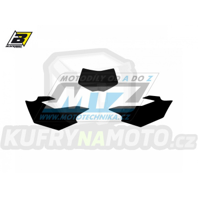 Polepy číslových tabulek (vystřižené) - Yamaha WRF250 / 15-19 + WRF450 / 16-18 - barva černá