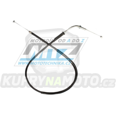 Lanko plynu tlačné PUSH - Kawasaki GPZ600R Ninja / 85-90 + GPX600R / 88-99 + ZX600C+ZX600A