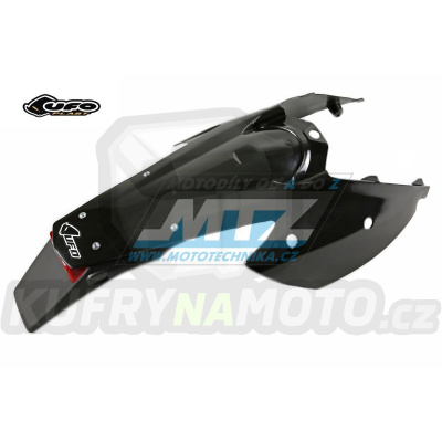 Blatník zadní s bočnicemi včetně světla KTM 125+200+250+300EXC / 04-07 + 250+400+450+525EXC-Racing / 04-07 - barva černá