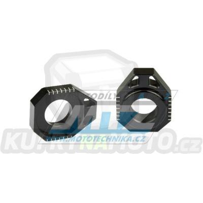 Dorazy osy zadního kola SCAR - KTM 125SX+250SX + 250SXF+350SXF+450SXF / 23-24 + 150EXC+250EXC+350EXC + 250EXCF+350EXCF+450EXC+500EXC / 24 + Husqvarna TC+FC+TE+FE + Gas-Gas MC+MCF+EC+ECF - černé