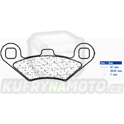 Brzdové destičky CL BRAKES 3105 MSC