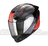 Moto přilba SCORPION EXO-1400 EVO II AIR LUMA černo/červená