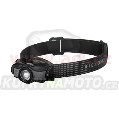 LED LENSER MH5 - outdoorová dobíjecí čelovka černo-šedá, dosvit 180 m, záruka 7 let